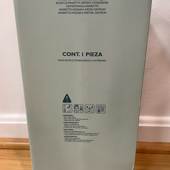 Partylite Mosaic Candle Holders Retired Amarreto Swirl Centerpiece - Picture 8 of 8